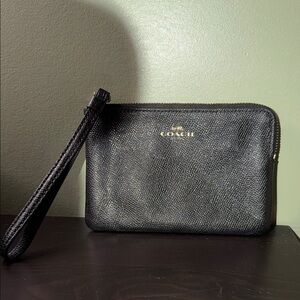 Coach Black Wristlet